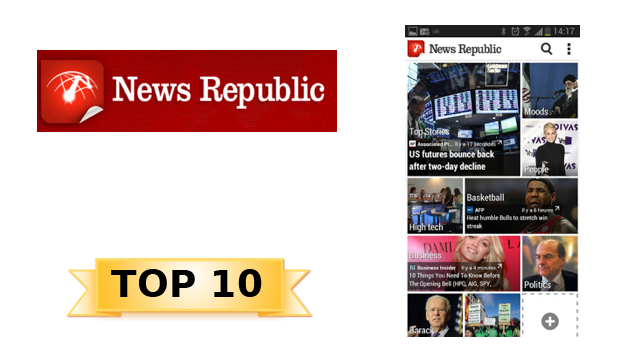 News Republic gives you personalized news anywhere on the go!